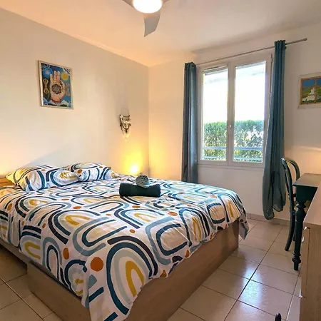 For 4 With Beautiful Garden Apartament Hyères